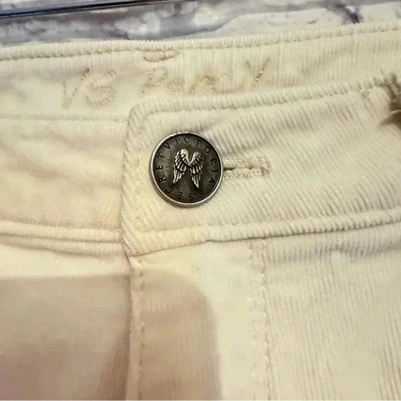 Victoria’s Secret VS Pencil Off White Corduroy Pants - Picture 13 of 14